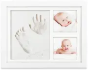 Bubzi Co Clay Handprint Footprint Photo Frame Kit For Baby Newborn Girls Boys