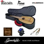Persian Pineapple 21inch Soprano Ukulele Bundle Pack Gig Bag Strings Tuner Strap