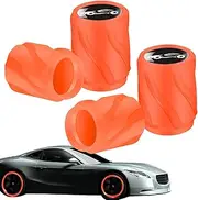 Luminous Tyre Air Caps, Wheel Valve Covers, Luminous Handle Plugs, Car Edge Decoration for Cars, Motorcycles, Bicycles, Green Light Caps for STEM Protection, Fit Tyre Accessories for Night