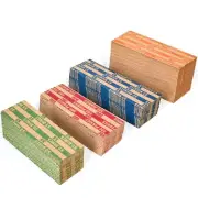 1000 Assorted Flat Coin Wrappers 300 Quarters 300 Pennies 200 Dimes 200 Nicke...