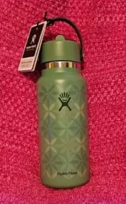 NWT Hydro Flask 32oz - Plantain - Special Edition Whole Foods Exclusive Straw