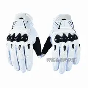 Delicate Fox Bomber Gloves Mountain Bicycle Off-road Guantes Enduro Motocross Moto Cross Riding Cycling Black Green Luvas Mens White M