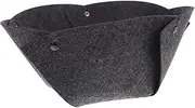 FONDOTIN 4 Pack Garden Plant Pot Liners Reusable Felt Basket Liners for Planters 12 Inches Black