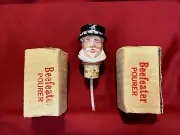 Lot of 3 Beefeater Gin Wade Porcelain Bottle Pourer Cork Stopper 1950s Vintage