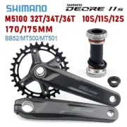 Shimano Deore FC-M5100 1x10 1x11 Speed 170mm 175mm Crankset MTB Groupset
