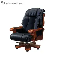 在飛比找PChome24h購物優惠-Birdie-羅德高級半牛皮主管椅/辦公椅