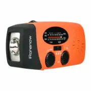 Dynamo Solar Hand Crank Self Powered AM/FM/NOAA/WB Weather Radio LED Flashlight