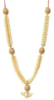 Pearl Garland/Moti Mala, Mala Haar for God Idol, Photos, Home Temple Decoration