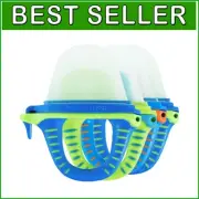 Cooling Silicone Baby Teether Pops – 4-Pack Blue Teething Solutions for Babies
