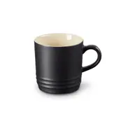 Le Creuset Stoneware Cappuccino Mug Satin Black 200ml