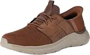 [Skechers] USA Men's Men's Garner-Newick Hands Free Slip-in Moccasin, Brown