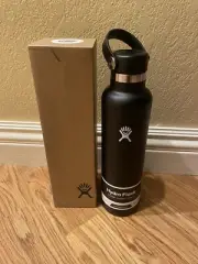 Hydro Flask Standard Flex Cap Black Bottle 24oz