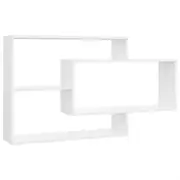 Wall Shelves White 104x20x58.5 cm Chipboard