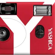 Yashica MF-1 Snapshot Reusable 35mm Film Camera - Y Edition Red