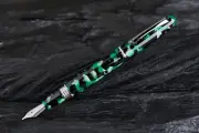 Montegrappa Elmo 01 Fountain Pen in Emerald Green Limited Edition - Extra Fine