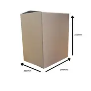 25 Shipping Cartons and Moving Boxes - (30cmx20cmx34.5cm)