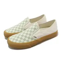 在飛比找PChome24h購物優惠-Vans 懶人鞋 Slip-On SF 男鞋 女鞋 綠 米白