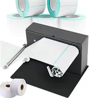 VACSAX Automatic Label Rewinder - 1-8 Inches/Second, 40 Mm or No Paper Roll Core, Bidirectional Rewind Metal, 24 Hour Work, Suitable for Logistics, Electronics, Clothing