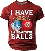 T Shirts Mens Men's Casual 3D Print Holiday Crew Neck 3D Print Spring & Summer Designer Hoodie Sweatshirt Turtleneck Tee Men