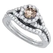 1 CT-Diamond BRIDAL SET