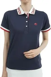 [Champion] CW-ZG309 Short Sleeve, Antibacterial, Deodorizing, Quick Drying, UV Protection, One-Point Logo Polo Shirt, Women's Golf