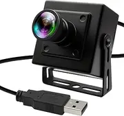 IFWATER 50FPS USB Camera Global Shutter High Speed Golf Swing USB Webcam with Wide Angle No Distortion Color Lens USB2.0 Plug and Play for Slow Motion Industrial Machine VR Robotic Vision