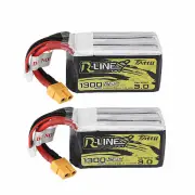 TATTU R-LINE V3.0 6S 22.2V 1300mAh 120C 6S1P LiPo Battery XT60 Plug for Mark5 HD iFlight Nazgul5 V3 Geprc Cinelog35 V2 R