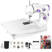 202A Home Mini Electric Sewing Machine with Expansion Board and 99pcs Needlework