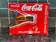 Coca Cola Vintage 1995 Collection Mug Burger And Bottle Design