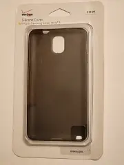 ⚡️Verizon High Gloss Black Silicone Cover for Samsung Galaxy Note 3 New UNOPENED