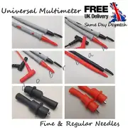 Multimeter Test Leads Fit Fluke Meter Electrical Alligator Clips 10A 20A 1000V