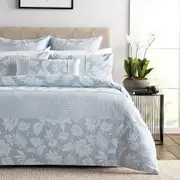 Sheridan Angelis Quilt Cover Set in Haze Size: Super King Cotton