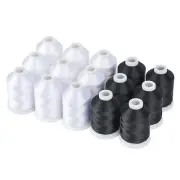 Simthread Machine Embroidery Thread with Storage Box Polyester 20 Options 15 ...