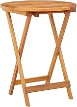 Garden Table Folding Garden Table 60x75 cm Solid Eucalyptus Wood