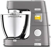Kenwood Titanium Patissier, Stand Mixer, KWL90004SI, Silver, 1400W, 2 x Large Capacity Bowls, 13 Speeds, Planetary Mixing, Melting Function, Included: Whisk, Dough Tool, k-Beater, Creaming Beater
