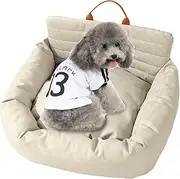 Puppy Car Seat,Car Dog Seat Pet Carrier | Pet Supplies, Cat Beds & Furniture for Traveling, Outdoor, Thanksgiving, Christmas