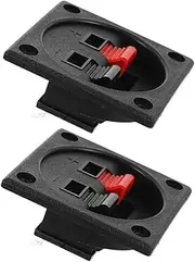 jojofuny Speaker Sub Box Terminals Binding Post Connectors Speaker Wire Terminal Connectors Metal