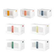 Traderight Storage Containers Box Stackable Toy Food Organiser Large Foldable Lid 45/85L