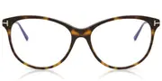 Tom Ford FT5544-B Blue-Light Block 052 Women’s Glasses Tortoiseshell Size 53 - Private Health Rebate - Blue Light Block Available