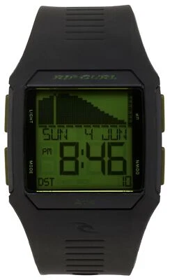 Rip Curl Rifles Tide Watch - Black / Olive - New