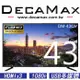 DECAMAX 43吋 FHD多媒體液晶顯示器 DM-43CV