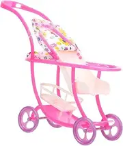 Dollhouse Strollers Set Pcs Miniature Strollers for Boys and Girls Pretend Play Toys Home Decor Elements