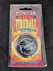 Yomega Fireball yoyo Red With Black Caps. Made in U.S.A.