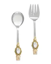Tiramisu Stella Luna Salad Server Set