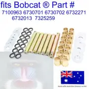 for Bobcat Mini Track Loader Pin Brass Bush Seal Washer kit MT85 7100963 6730701
