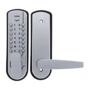 Carbine Heavy Duty Digital Door Lock Leverset Satin Chrome CDL7100-HD