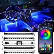 Accent Interior Car Lights, Smart Car Interior Lights with App Control, RGB LED