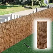 Home Wall Decoration, Garden Privacy Fence Screen,Natural Reed Fencing,Bamboo Fence Rolls 1.6-3.9 feet high,Pool and Patio Screen,Fencing Decorative (Size : 110x700cm/3.6x22.9ft)