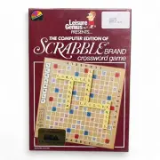 1986 Leisure Genius Scrabble Crossword Game for Apple II Macintosh 5.25" RARE