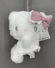 Sanrio Hello Kitty Sweet Little Angel Fluffy Plush Mascot 6" tag